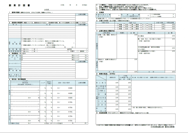 事業計画書とは？わかりやすい書き方やテンプレート・作成ポイントをご紹介！ | 起業の窓口マガジン