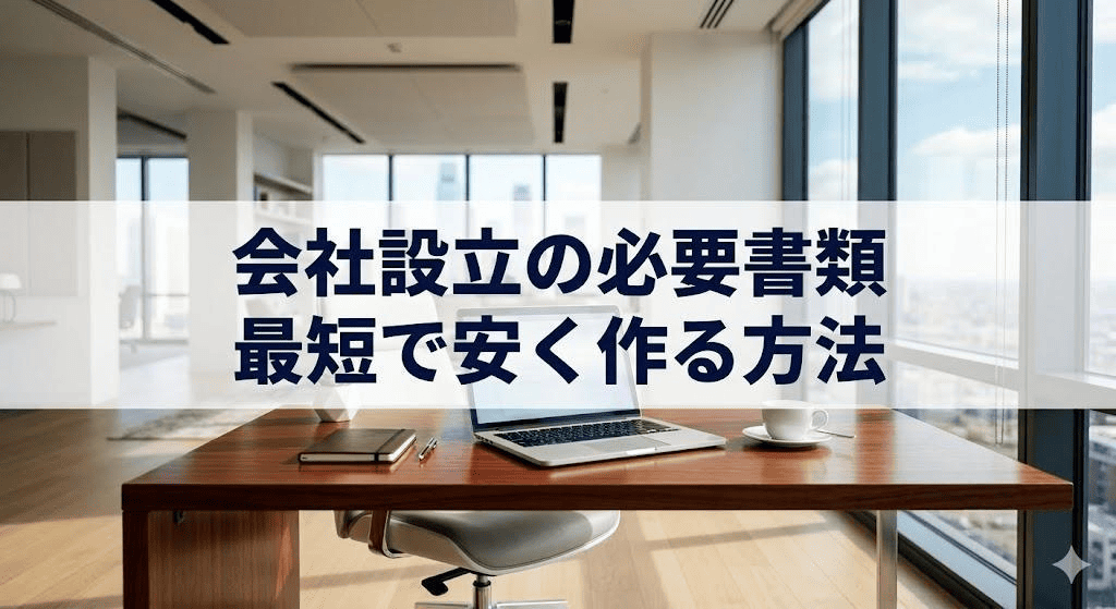 【保存版】会社設立の必要書類リスト｜最短・安く法人化するGMO流の正解