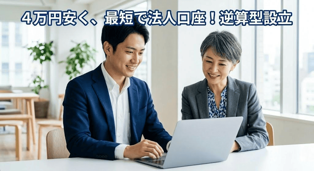 会社設立代行の費用を4万円安くする裏技。法人口座まで最短で整える「逆算型」の極意
