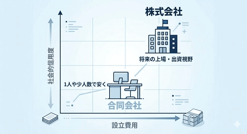 株式会社 vs 合同会社:どっちを選ぶ?