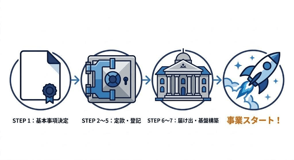 株式会社・合同会社設立の最短ロードマップ