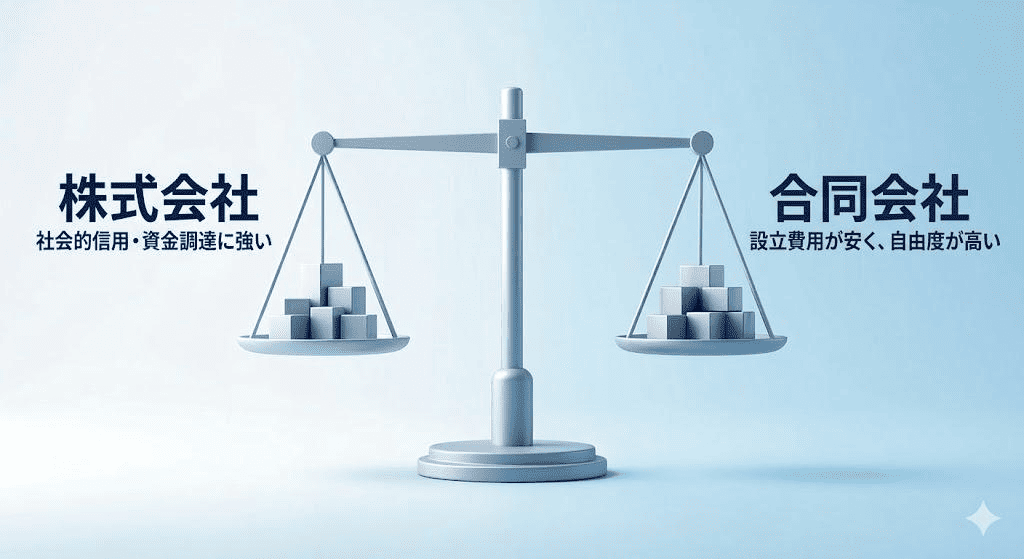 株式会社と合同会社の徹底比較