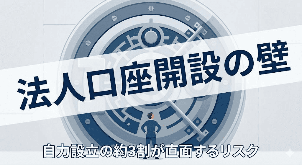 登記完了後の「口座開設の壁」