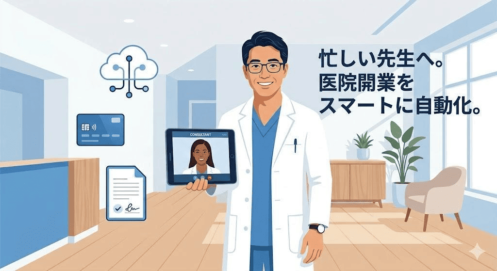 医院開業の全手順｜忙しい医師が「経営の自動化」で最短開院するロードマップ