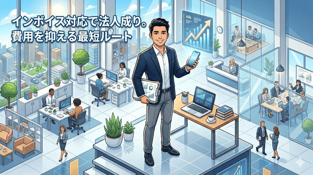 インボイス対応で法人成りは損か得か？法人設立費用を4万円抑えて「本業に集中」するGMO流最短ルート