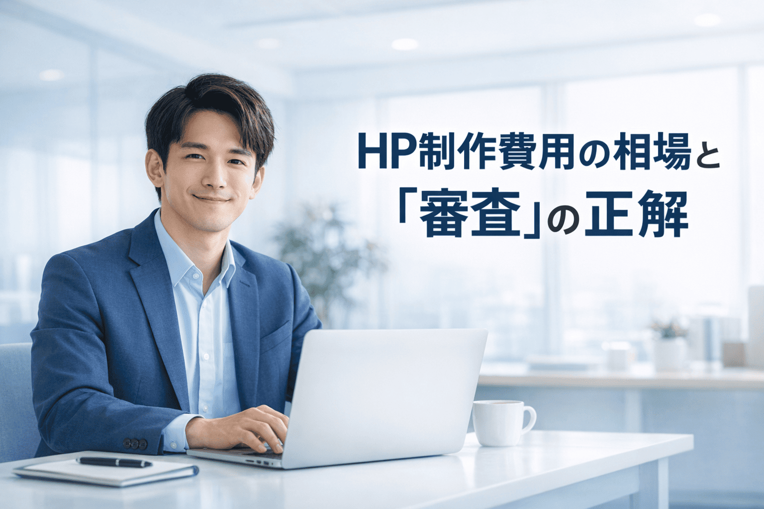 ホームページ制作費用の相場は？起業時の「銀行審査に落ちない」賢い選び方