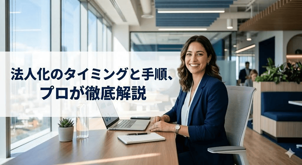 法人化とは？個人事業主との違いやタイミング、費用をプロが徹底解説