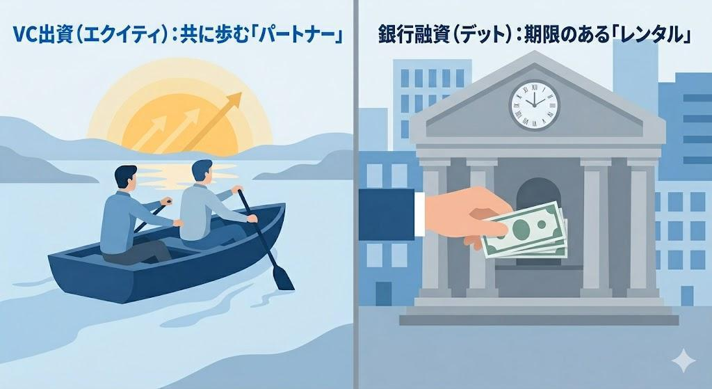 出資(エクイティ)と融資(デット)の決定的な違い