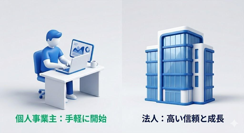 【自己判定】個人事業主か法人か？「法人成り」の分岐点