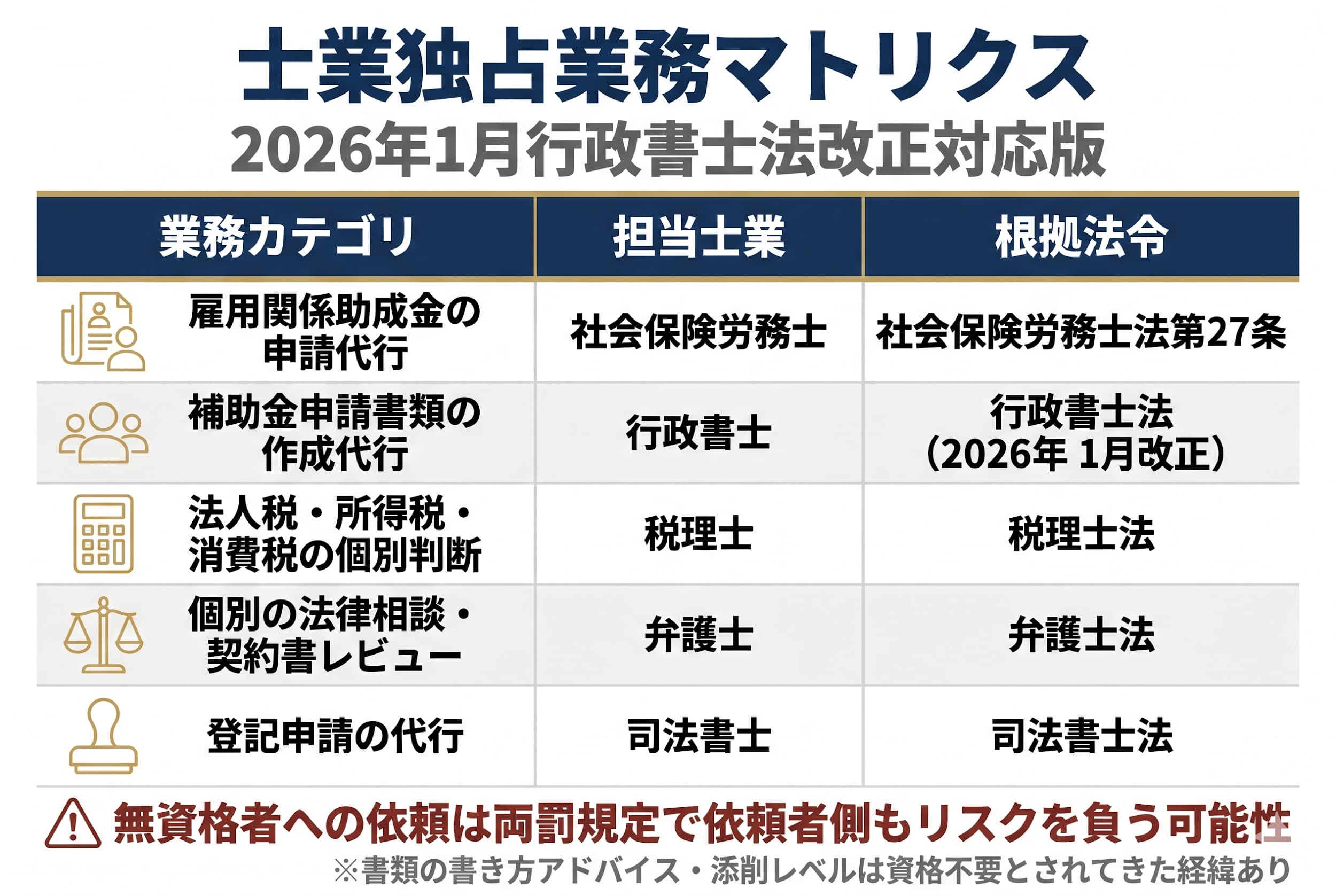 コンプライアンスリスクを避ける ― 2026年法改正で知っておくべき3点